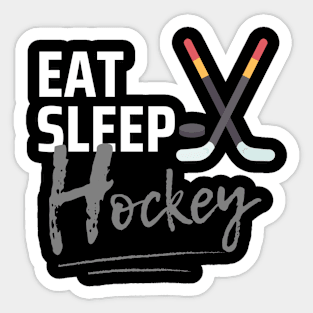 Eat Sleep Hockey Sticker